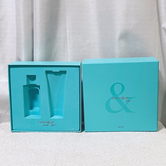 Tiffany & Co. Love For Him Blue Black Empty Fragrance Box - Picture 5 of 5
